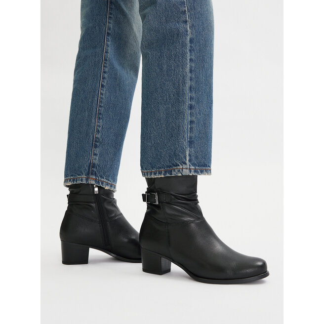 Botki Caprice 9-25300-45 Czarny - kobiece