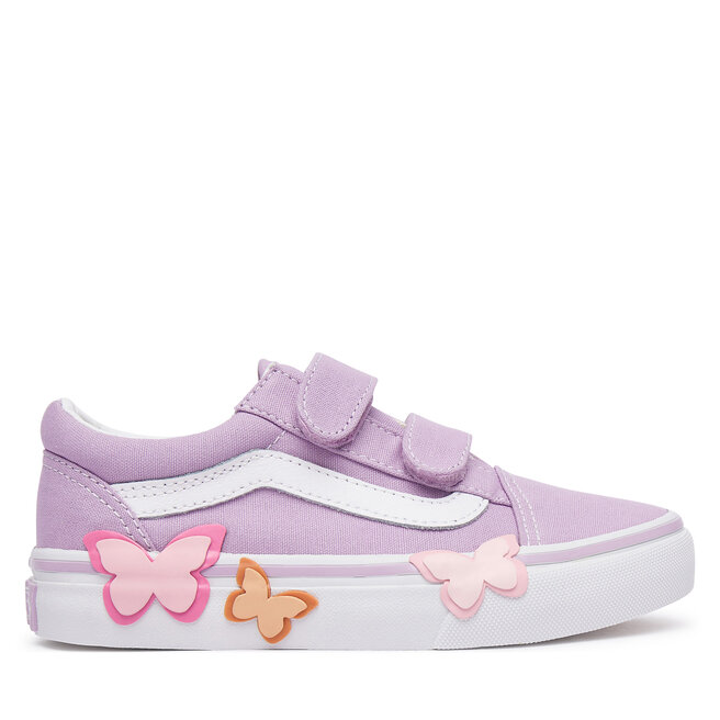 Tenisówki Vans Old Skool V Butterfly VN000EBRFSF1 Fioletowy - dziewczęce
