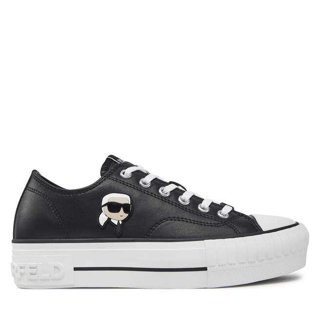 Trampki KARL LAGERFELD Kampus Max KL60425T Czarny - kobiece