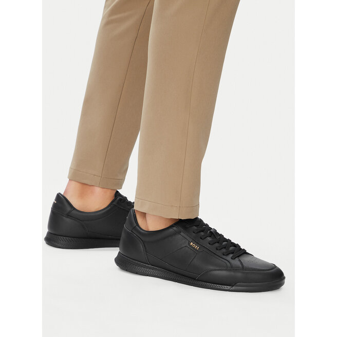 Sneakersy BOSS Nitan 50552880 Czarny - męskie