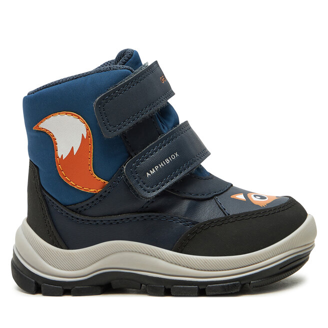 Śniegowce Geox B Flanfil Boy B Abx B463VB 054FU CF44K M Granatowy - chłopięce