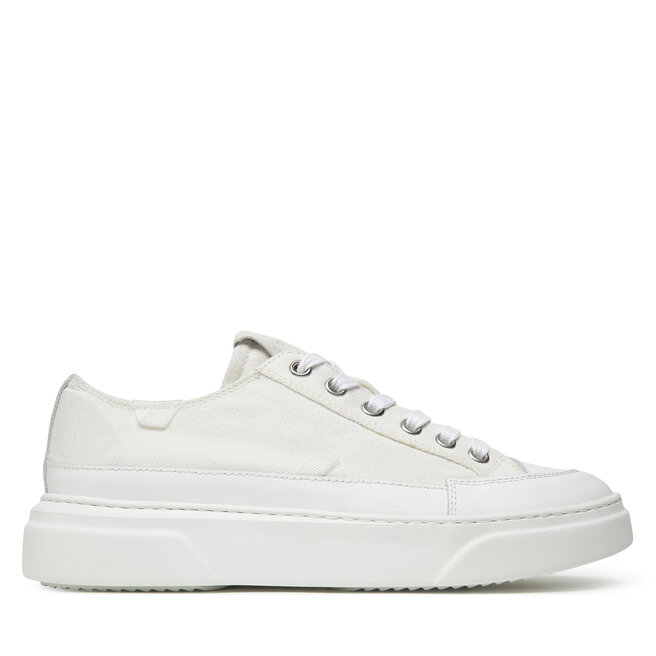 Trampki Inuikii Canvas Lex Low 50102-091 Biały - męskie