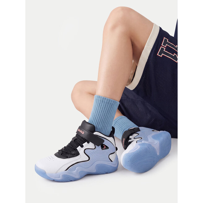 Buty do koszykówki SHAQ EO-DEVASTATOR 3.0 AQ95078Y-WLZ Niebieski jasny - dziecięce
