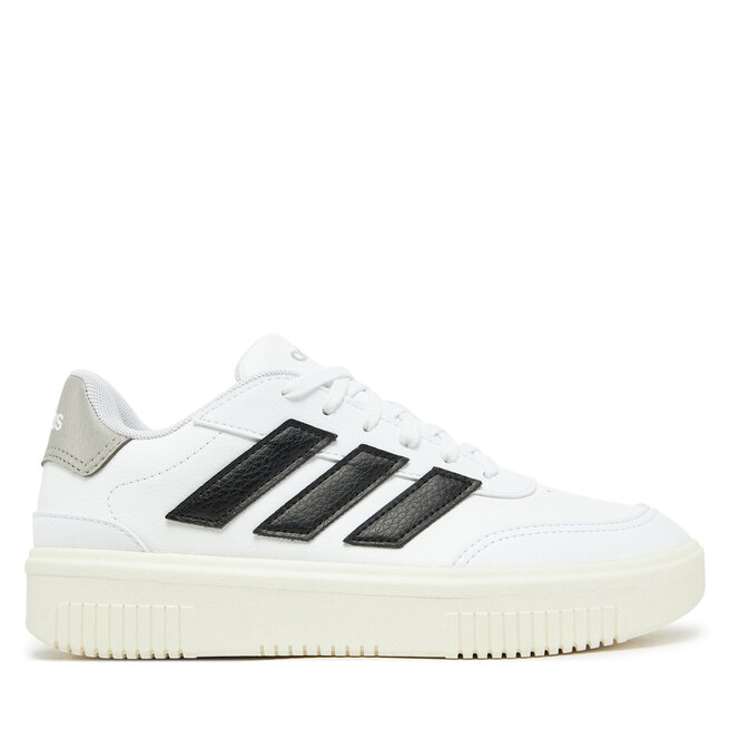 Sneakersy adidas Courtblock JI2202 Biały - kobiece