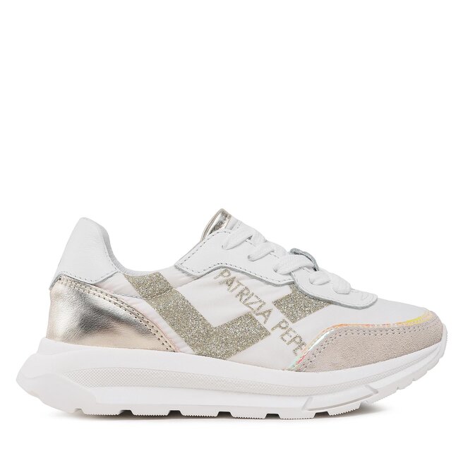 Sneakersy Patrizia Pepe PJ206.27 M Biały - dziewczęce