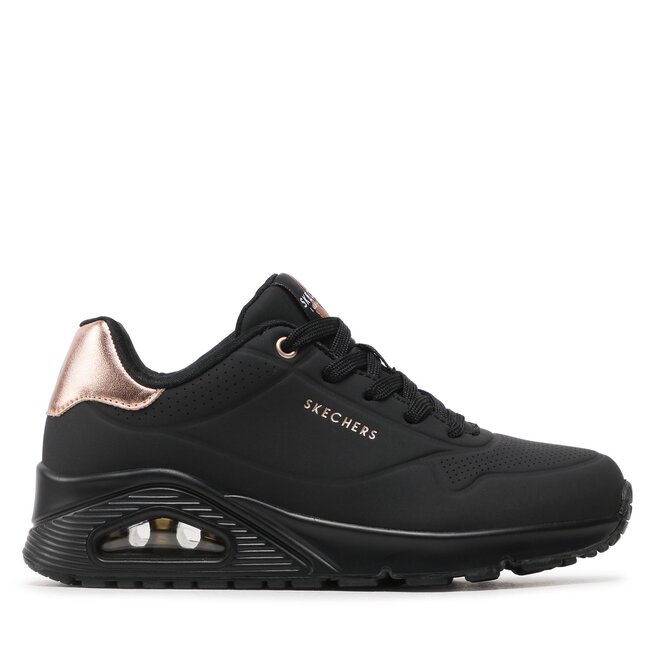 Sneakersy Skechers Golden Air 177094/BBK Czarny - kobiece