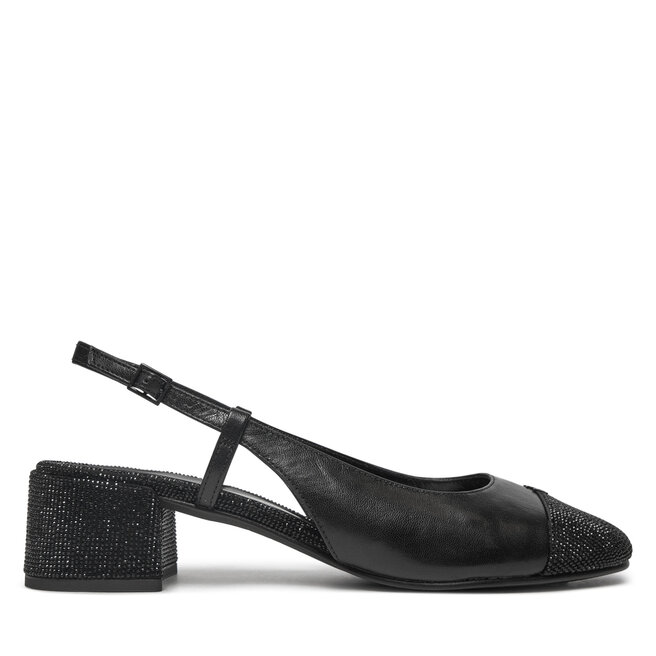 Czółenka Tory Burch Cap-Toe Pave Singback Pump 160256 Czarny - kobiece