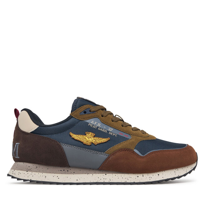 Sneakersy Aeronautica Militare 262SC0288UCT03545 Zielony - męskie