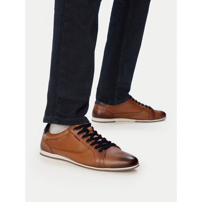 Sneakersy Lasocki CEO-PAULE03-03 MI25 Brązowy jasny - męskie