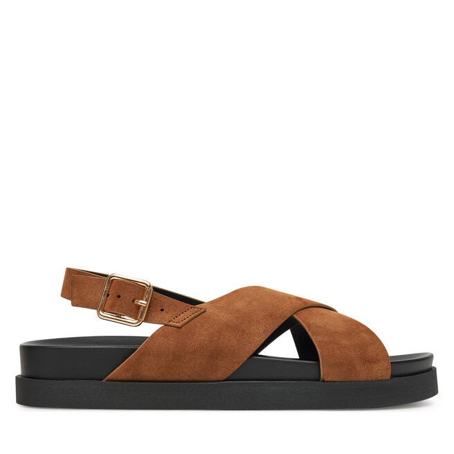Sandały ONLY Shoes Onlminnie 2 15253212 Brązowy - kobiece