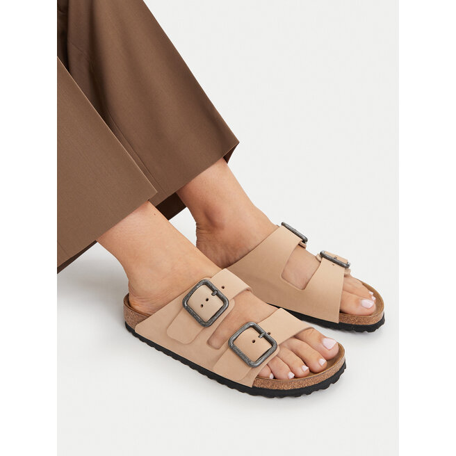 Klapki Birkenstock Arizona Wire Buckle 1031579 Beżowy -