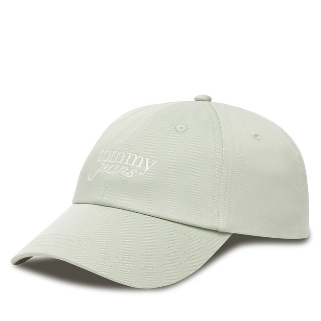Czapka z daszkiem Tommy Jeans Script AW0AW17815 Zielony -