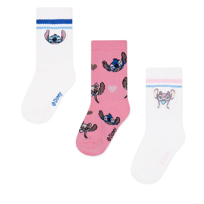 Skarpety długie Disney Classics ACCCS-SS26-102DCLS(3-PACK) Biały - dziecięce