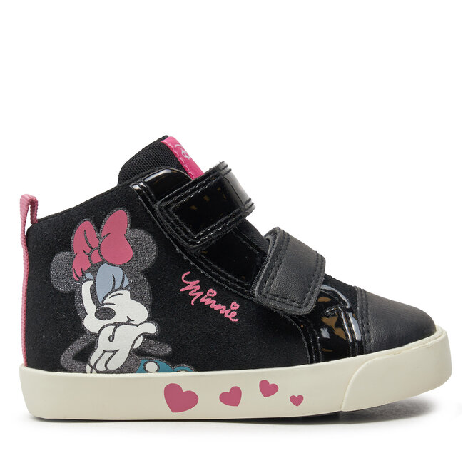 Sneakersy Geox B Kilwi Girl B46D5B 022HH C9289 M Czarny - dziewczęce