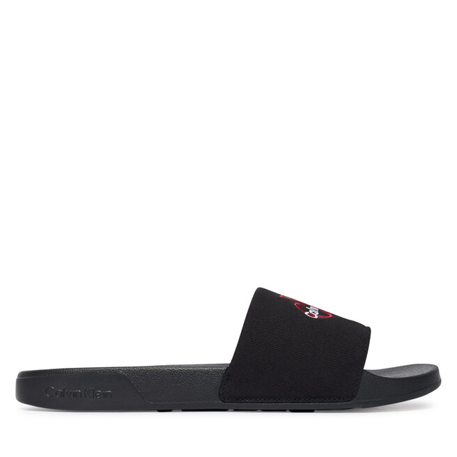Klapki Calvin Klein Ess Slide Cv YM0YM01393 Czarny -