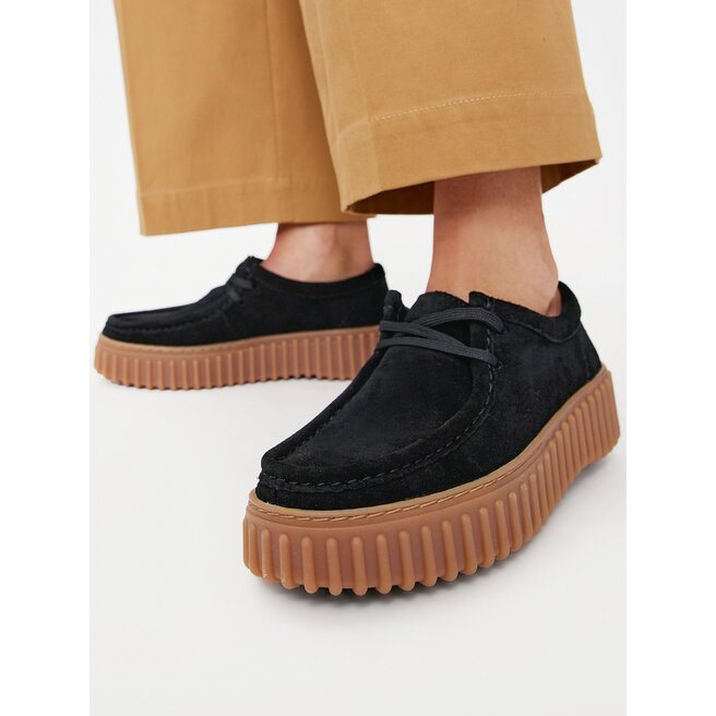 Półbuty Clarks Torhill Bee 26172044 Czarny - kobiece