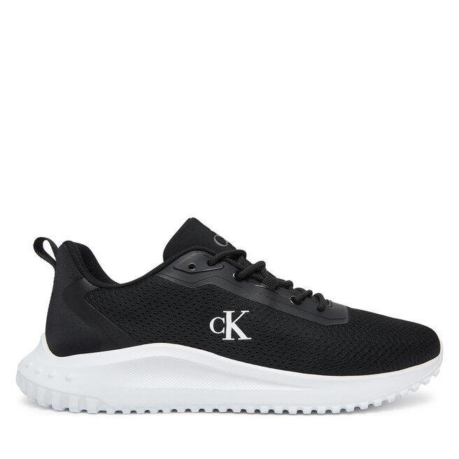 Sneakersy Calvin Klein Jeans Eva Runner Mix Mesh YM0YM01285 Czarny - męskie