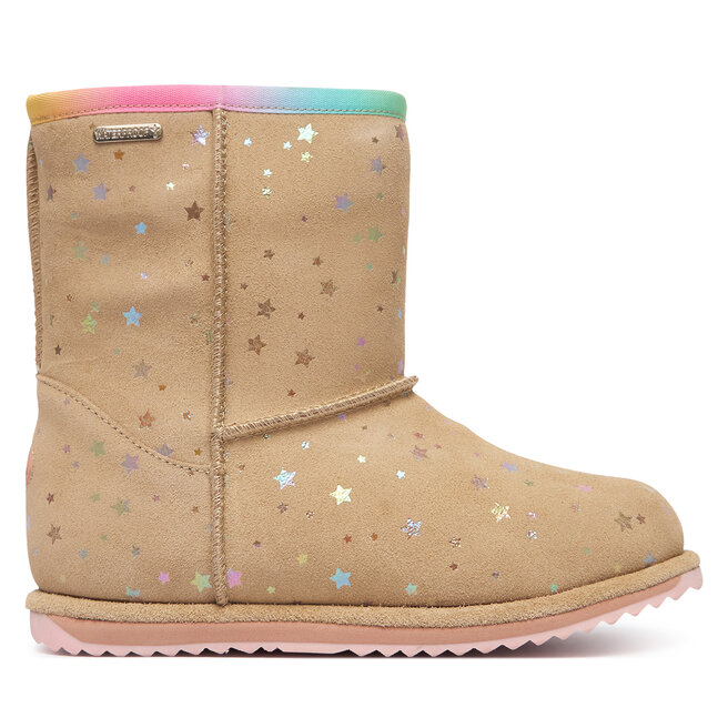 Śniegowce EMU Australia Sparkle Brumby K13100 Brązowy - dziewczęce