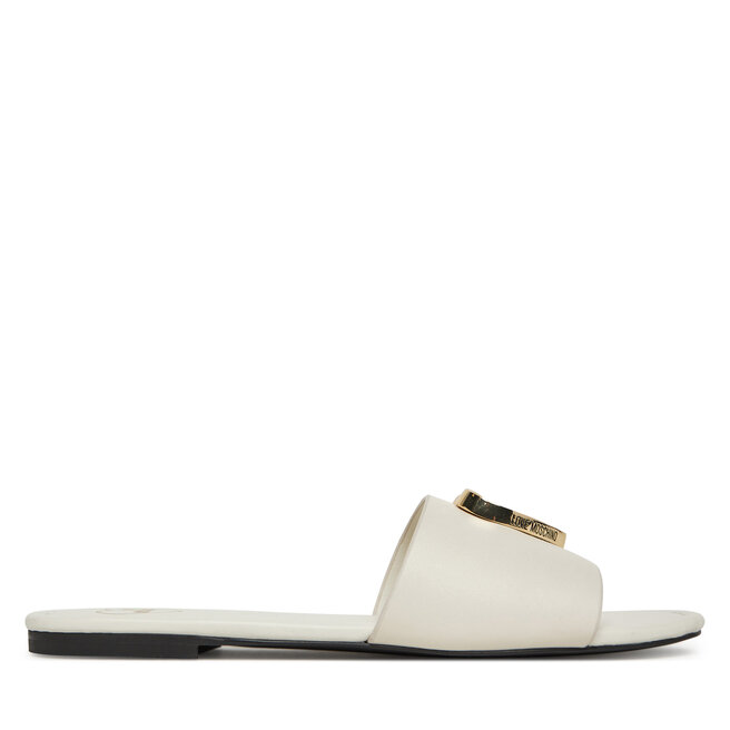 Klapki LOVE MOSCHINO JA28161G0MIA0102 Écru -