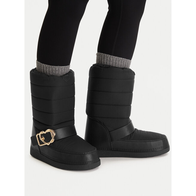 Śniegowce LOVE MOSCHINO JA24442G0NISK00B Czarny - kobiece