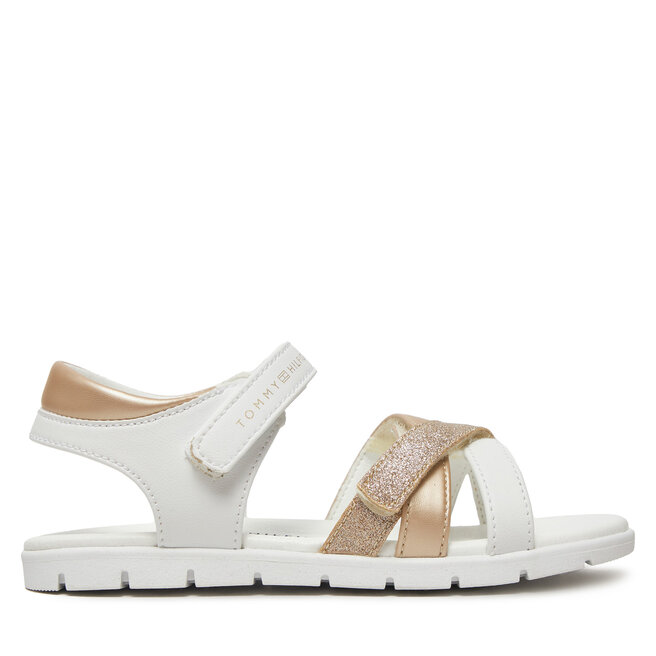 Sandały Tommy Hilfiger Velcro Sandal T1A2-33770-0273 S Biały - dziewczęce