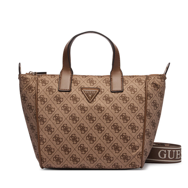 Torebka Guess Adrian Logo Travel TWNB21 68019 Brązowy -