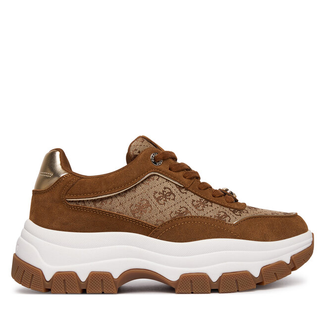 Sneakersy Guess FLPBT3 FAL12 Brązowy - kobiece