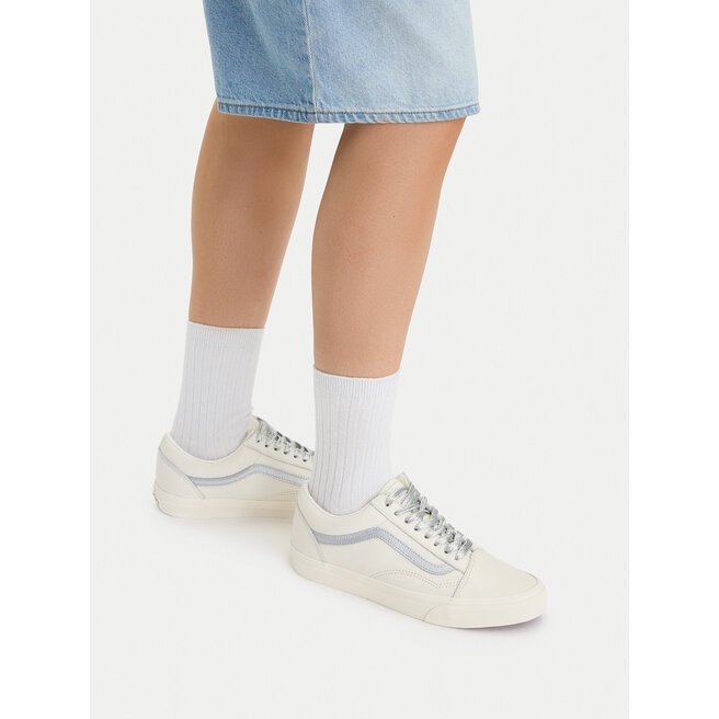 Tenisówki Vans Old Skool VN000D6WC9F1 Kremowy - kobiece