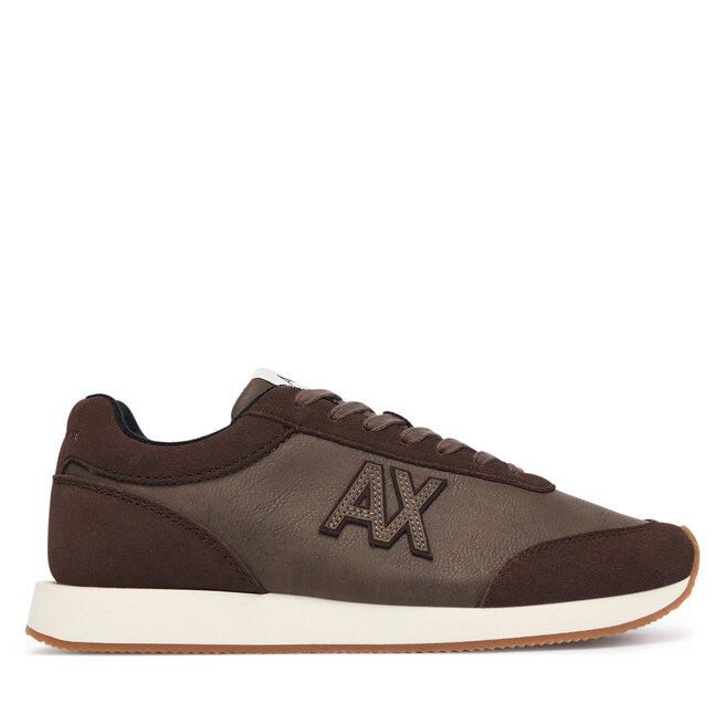 Sneakersy Armani Exchange XM003647 AF29460 U6125 Brązowy ciemny - męskie