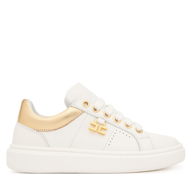 Sneakersy Elisabetta Franchi F4A9-E0506-0092 S Biały - dziewczęce