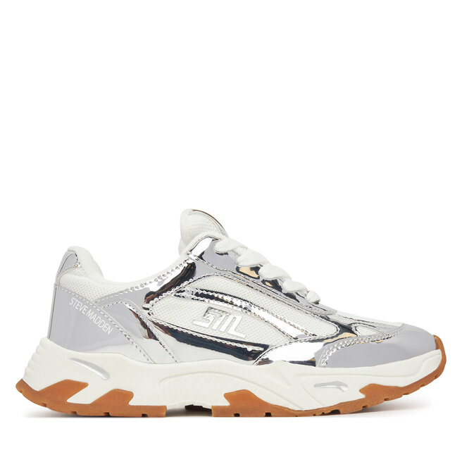 Sneakersy Steve Madden Sneak Peak-E SM19000129 Srebrny - kobiece