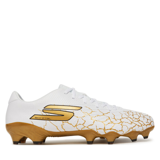 Buty do piłki nożnej Skechers Skechers Gold Fg- 252017/WBGD Biały - męskie