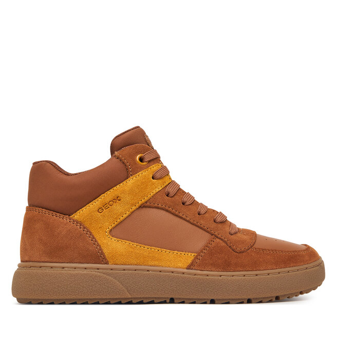 Sneakersy Geox J Theleven Boy J46LDC 05422 C6689 D Brązowy - chłopięce