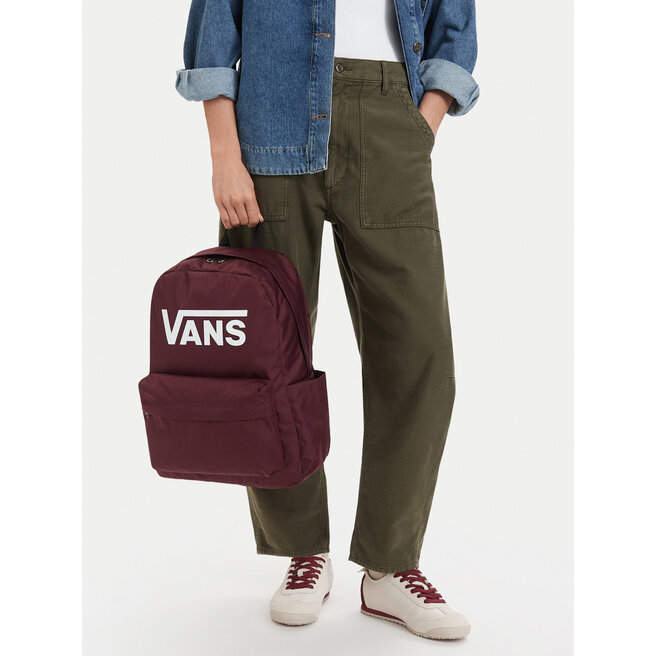 Plecak Vans C-OLD SKOOL PRINT VN000H504QU1 Bordowy -