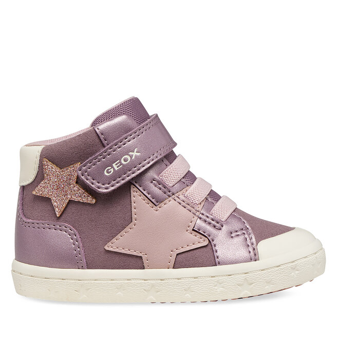 Sneakersy Geox B Gisli Girl B561MG 0AU54 C8006 S Różowy - dziewczęce