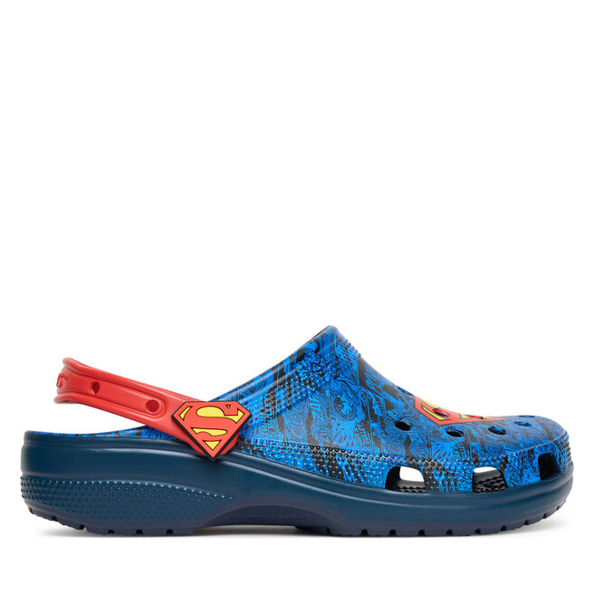 Klapki Crocs Superman Classic Clog 211131 Niebieski -
