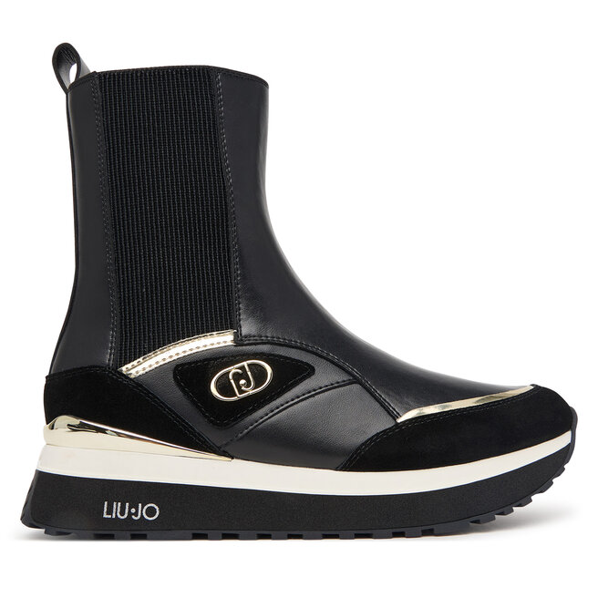 Sneakersy Liu Jo Maxi Wonder 104 BF6071 P0304 Czarny - kobiece