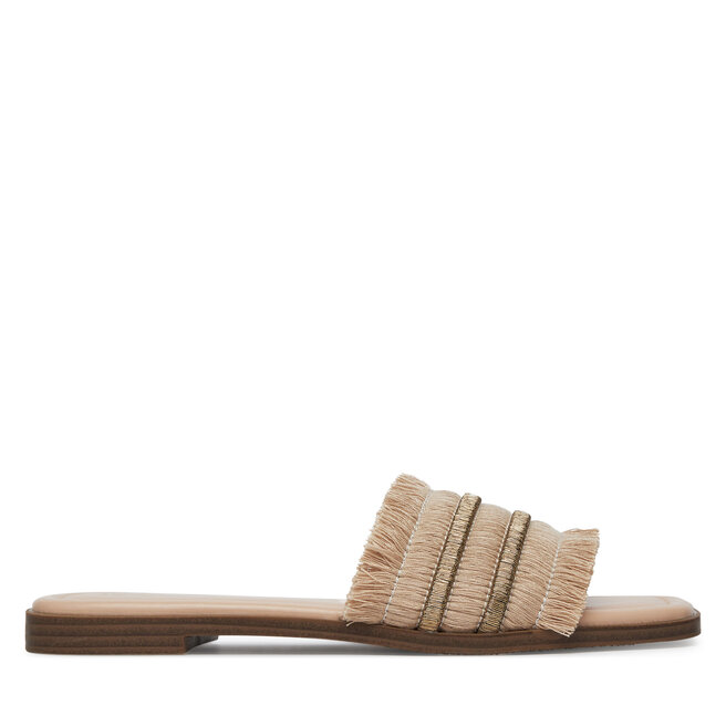 Klapki DeeZee E1004-130 Beżowy -