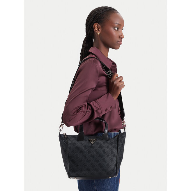Torebka Guess Adrian Logo Travel TWNB21 68019 Szary ciemny -