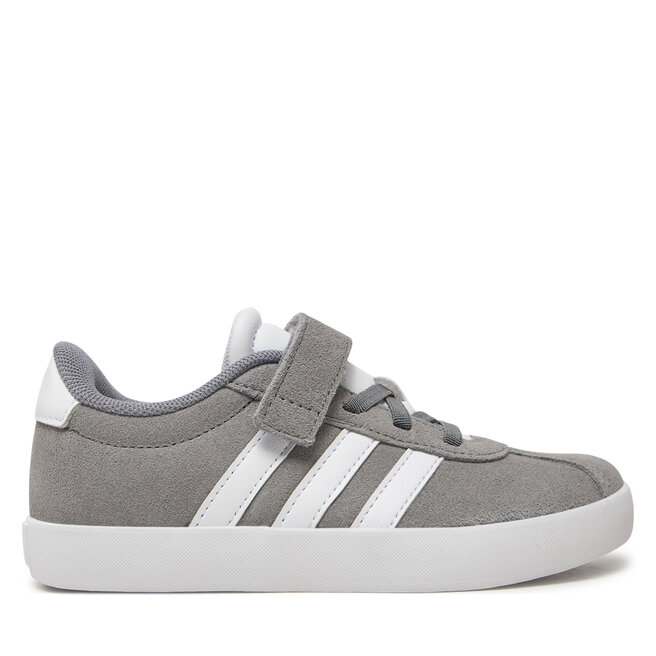 Sneakersy adidas VL Court 3.0 ID9149 Szary - chłopięce