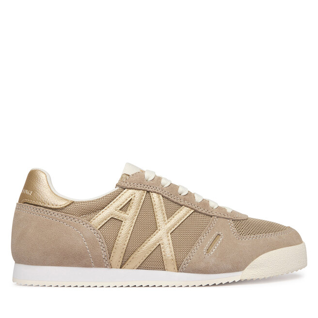 Sneakersy Armani Exchange XW002794 AF22755 MZ285 Beżowy - kobiece