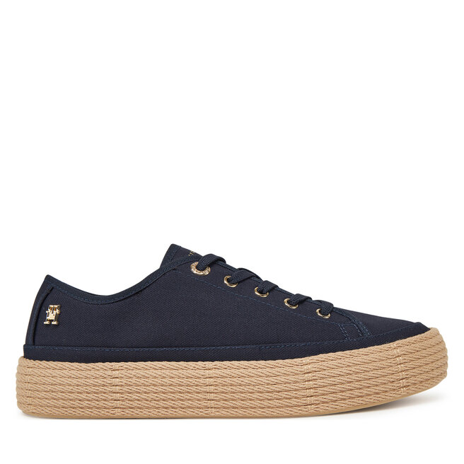 Espadryle Tommy Hilfiger Vulc Espadrille Sneaker FW0FW08404 Granatowy - kobiece
