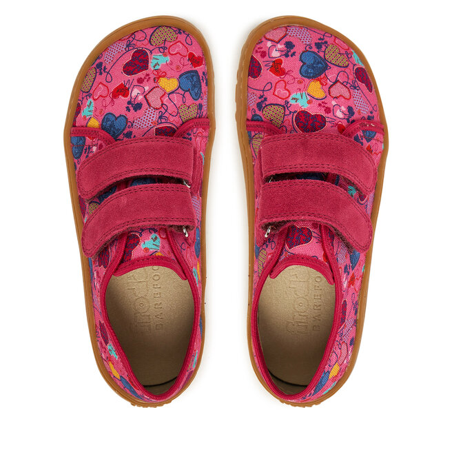 Kapcie Froddo Barefoot G1700422-6 S Różowy - dziewczęce