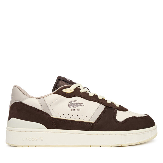 Sneakersy Lacoste T-Clip Set 51SMA0100 Brązowy - męskie