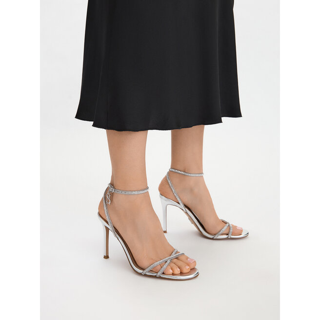 Sandały Steve Madden Jypsey-CNR 11005123 Srebrny - kobiece