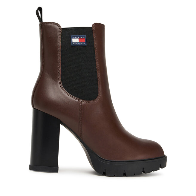 Botki Tommy Jeans Tjw EN0EN02831 Brązowy - kobiece