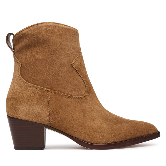 Botki LAUREN RALPH LAUREN 802974389002 Brązowy - kobiece