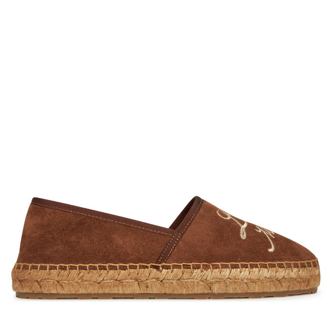 Espadryle LOVE MOSCHINO JA10272G0MIG0300 Brązowy - kobiece
