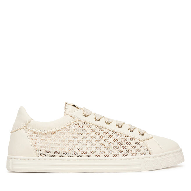 Sneakersy AGL Sade Plots D936133PGK7645B239 Écru - kobiece