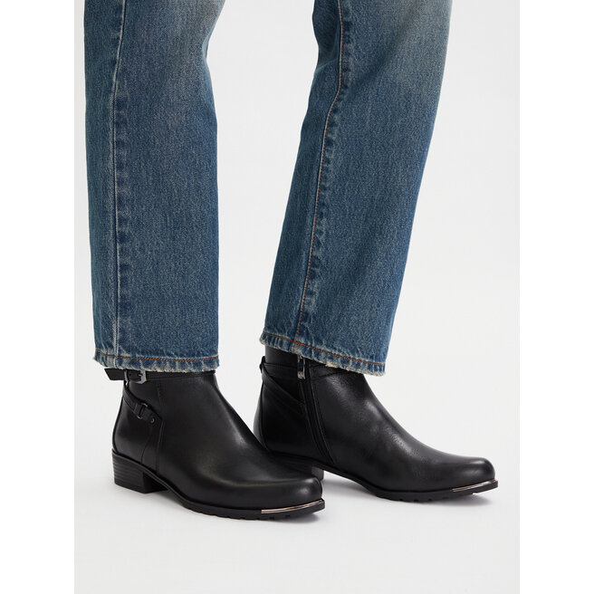 Botki Caprice 9-25308-43 Czarny - kobiece